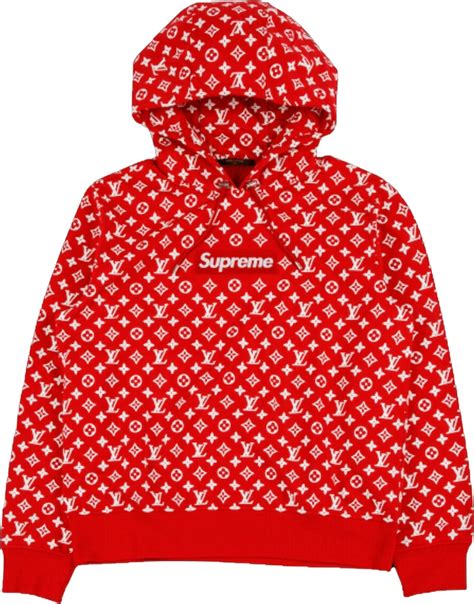 supreme x louis vuitton box logo hoodie